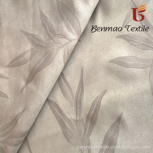 Polyester Micro Suede Fabric/ Printed Suede Fabric/ Brushed Printing Suede